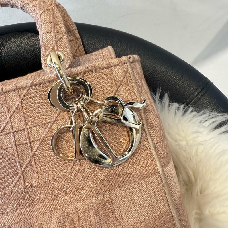 Dior 黛妃藕粉 手提包 肩背包-1