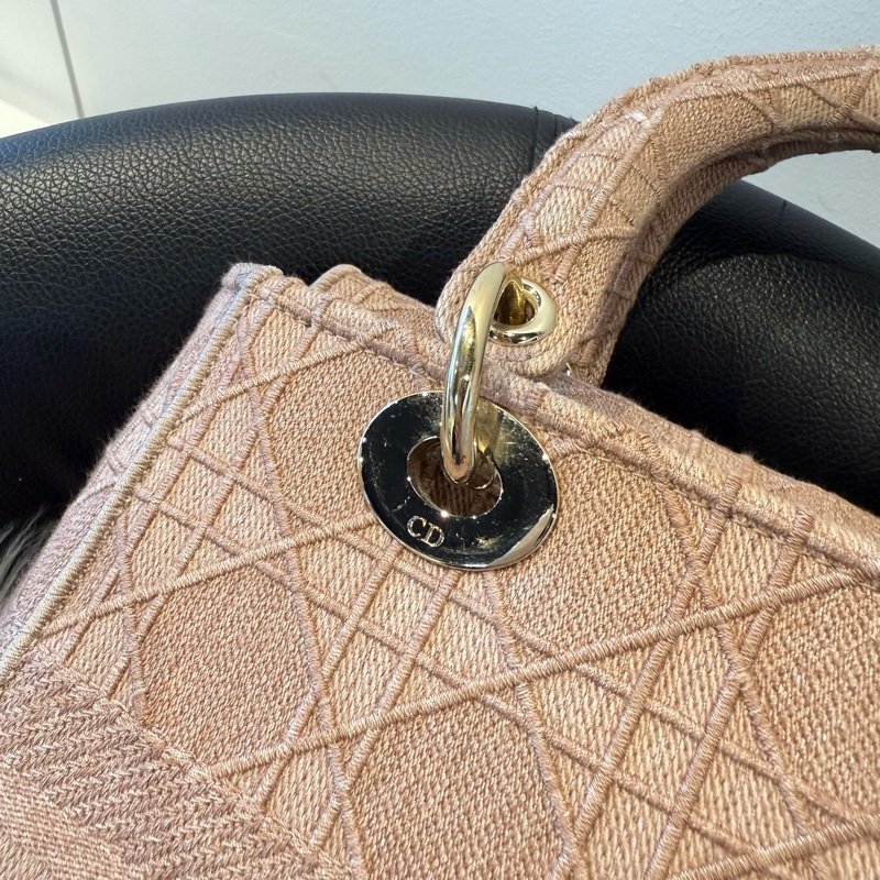 Dior 黛妃藕粉 手提包 肩背包-2
