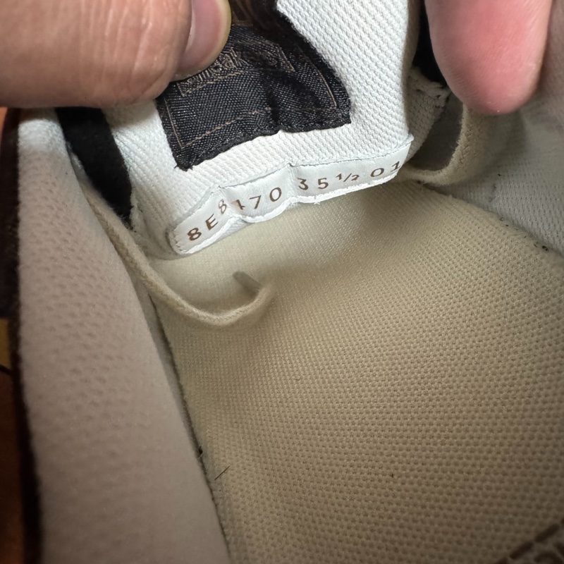 FENDI芬迪印花休閒鞋 牛皮 低幫板鞋 女款 黑色 35.5碼-4