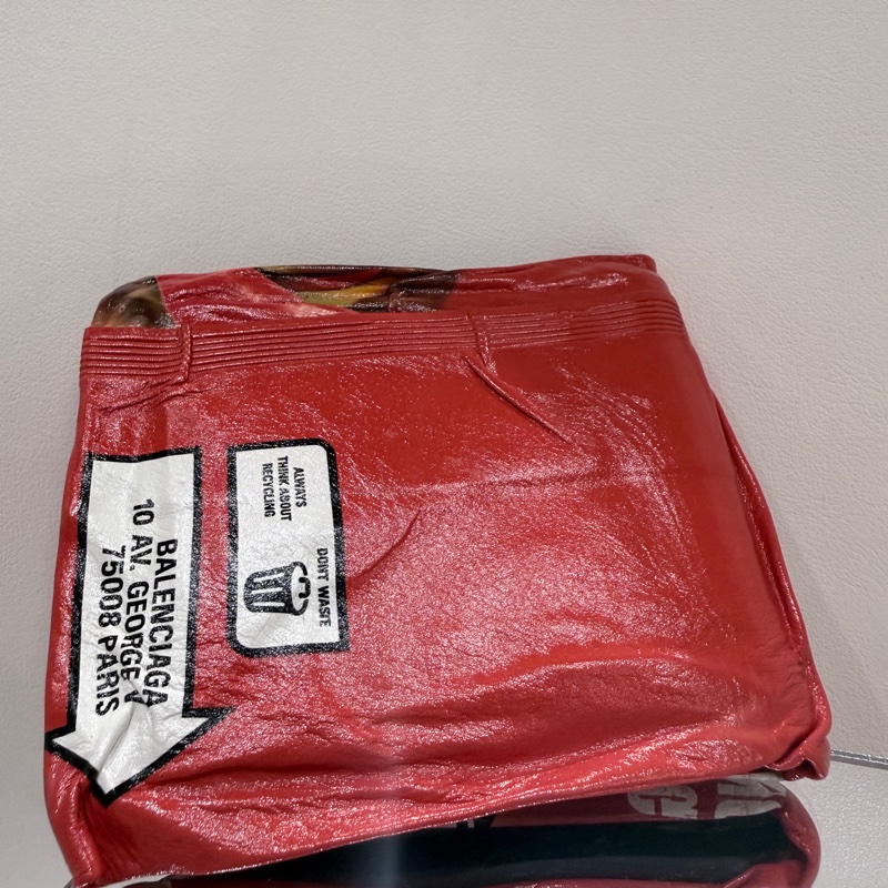 Balenciaga✨皺摺洋芋片短夾鈔票夾卡夾錢包-12