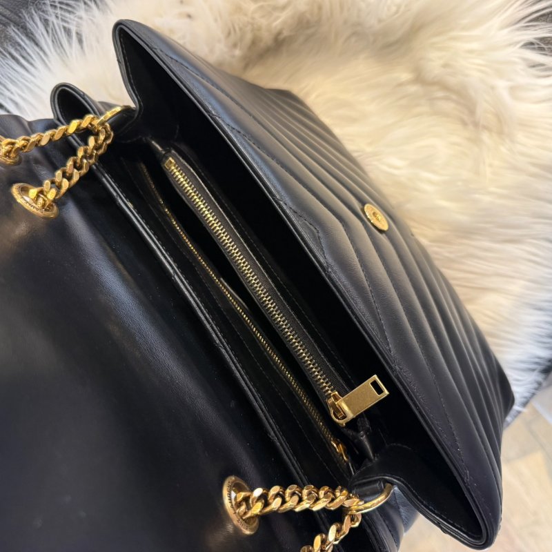 YSL Loulou 黑金鍊包-3