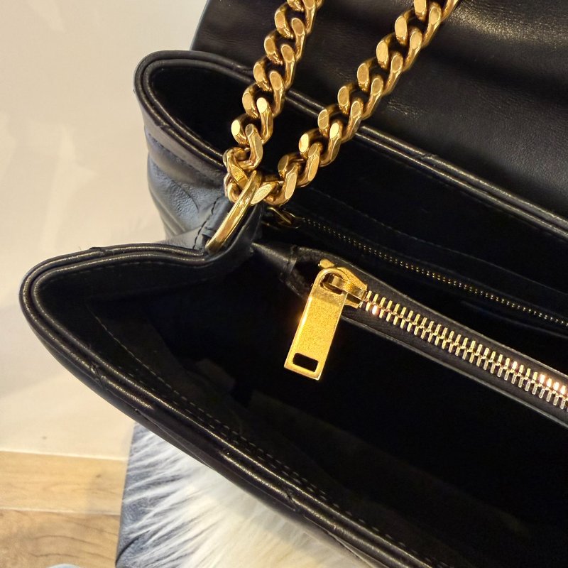 YSL Loulou 黑金鍊包-4