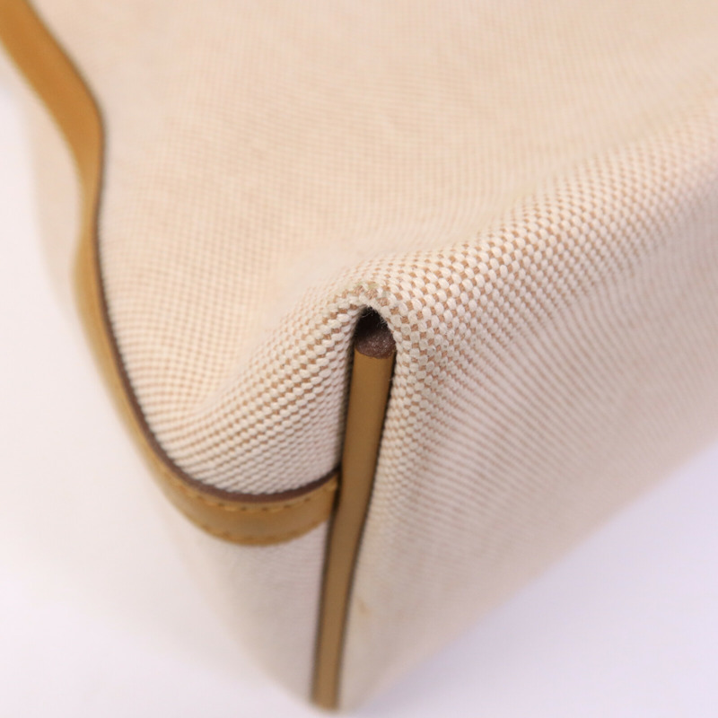 HERMES 帆布/Swift皮革24/24 35CM手挽袋Sesame-11