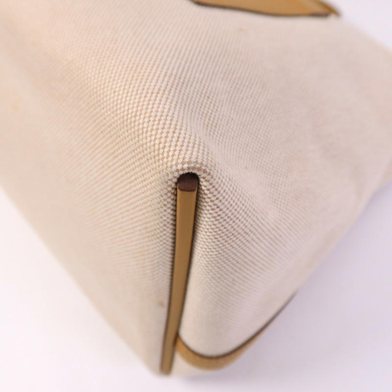 HERMES 帆布/Swift皮革24/24 35CM手挽袋Sesame-12