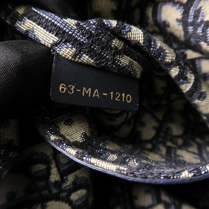 Dior 帆布/藤料Wicker Bucket Bag肩背袋-8