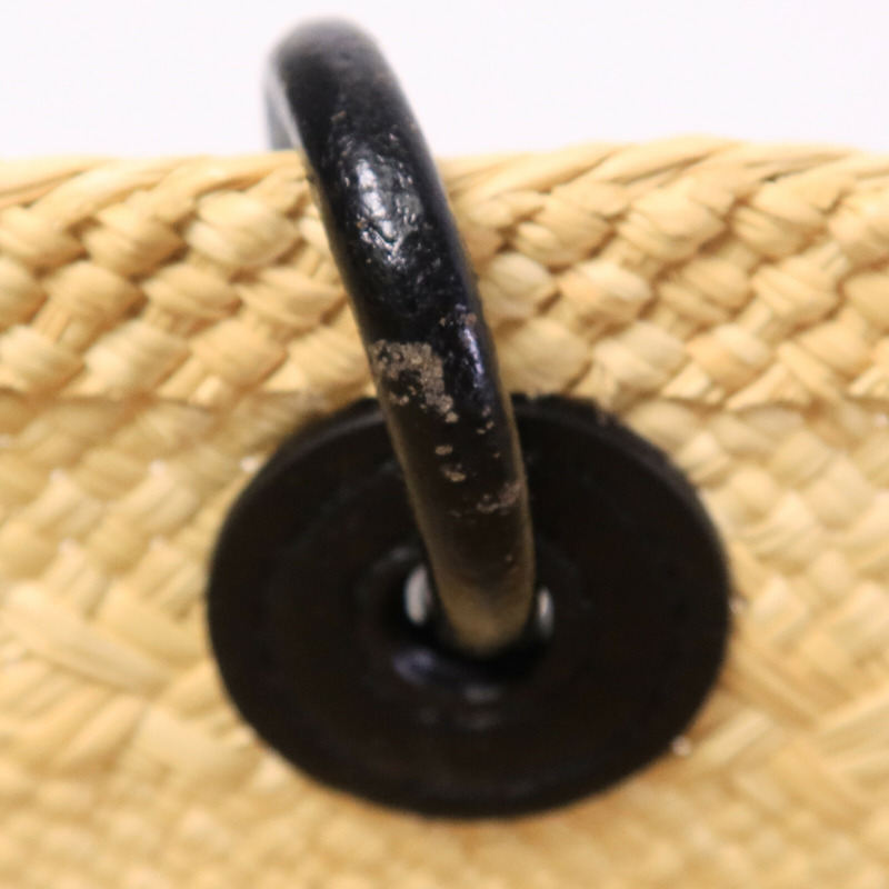 LOEWE Iraca Palm/皮革Small Anagram Basket Bag手挽袋-15