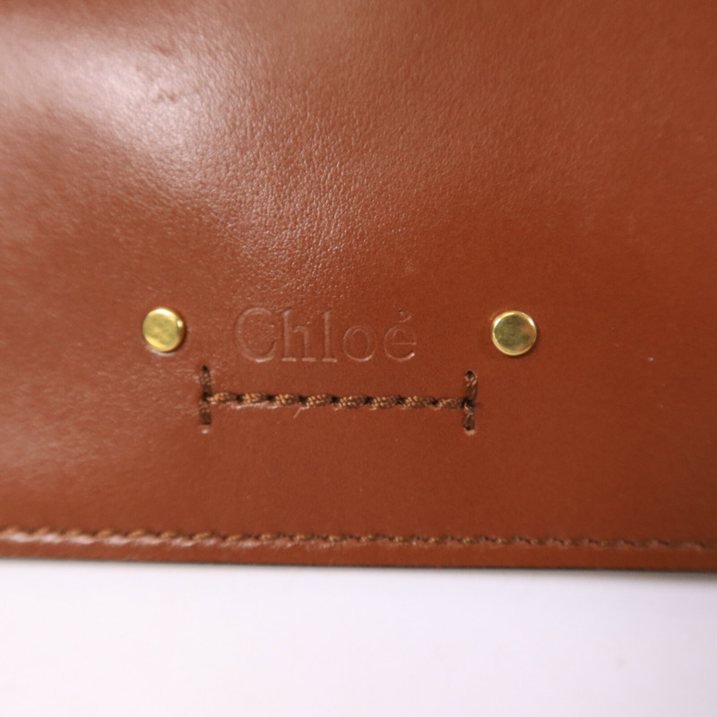 Chloe 皮革/藤料Panier Backet Bag手挽袋-5