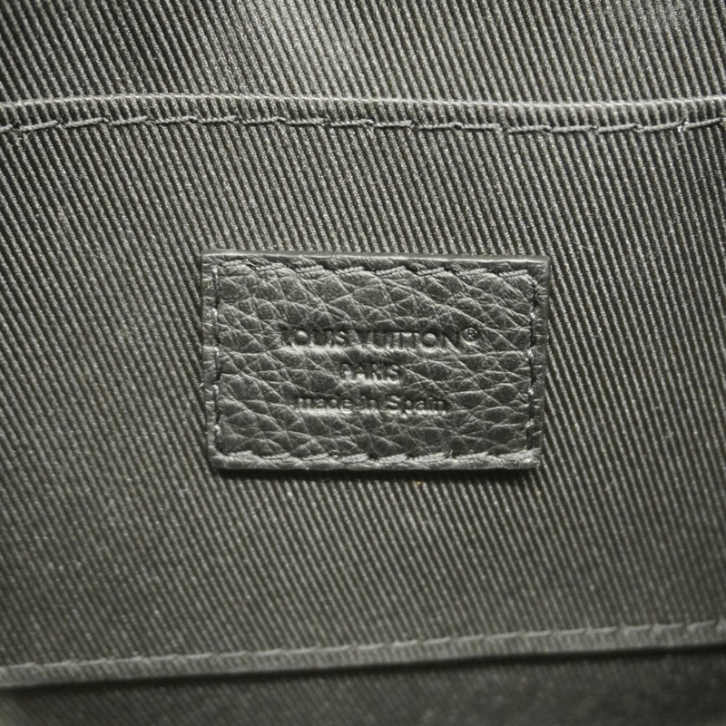 路易威登 Monogram Shadow Pulse 穿戴式皮夾單肩背包 M12636 黑色 男士-4