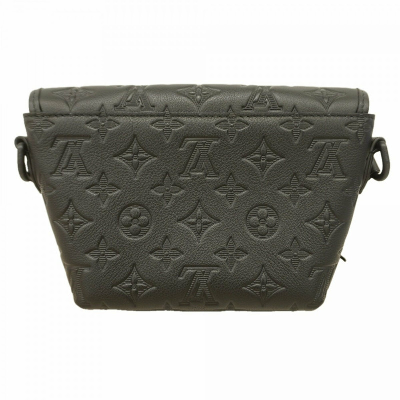 路易威登 Monogram Shadow Pulse 穿戴式皮夾單肩背包 M12636 黑色 男士-5