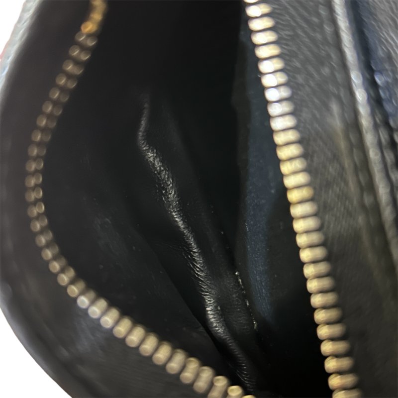 YSL 黑金二摺短夾-9