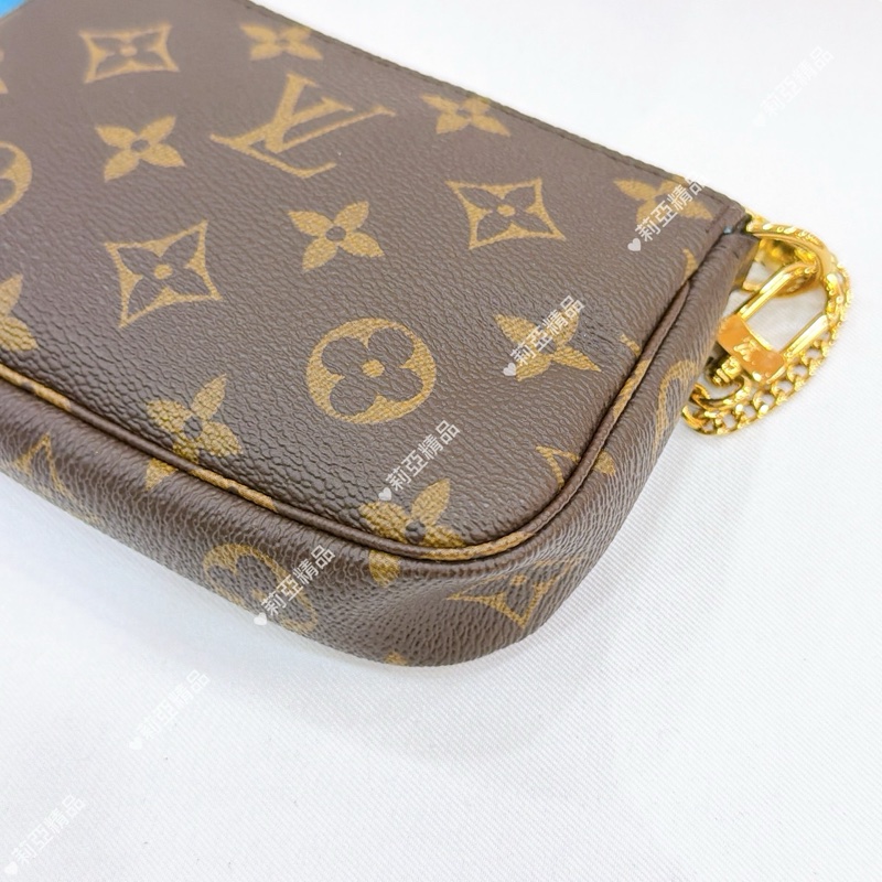 莉亞精品♡ LV  限定彩繪小麻將 二手-10