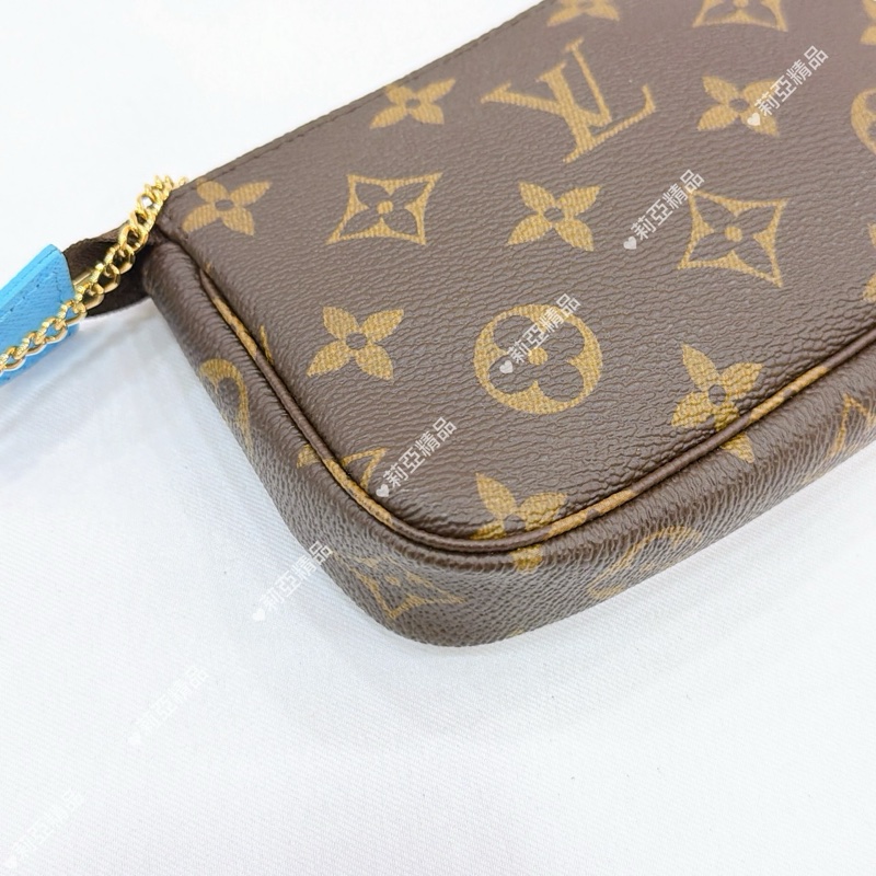 莉亞精品♡ LV  限定彩繪小麻將 二手-11