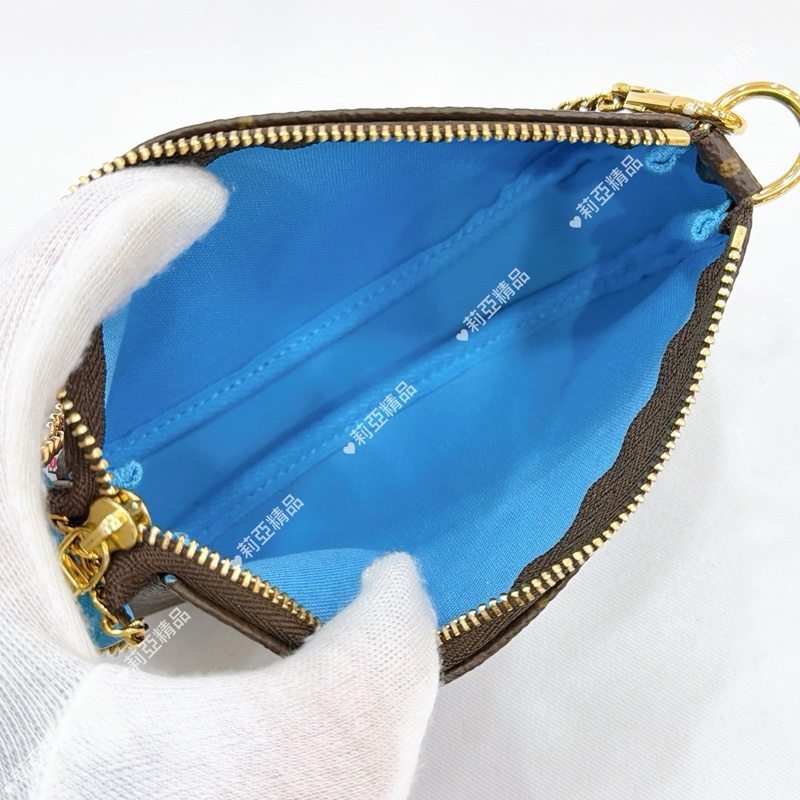 莉亞精品♡ LV  限定彩繪小麻將 二手-12