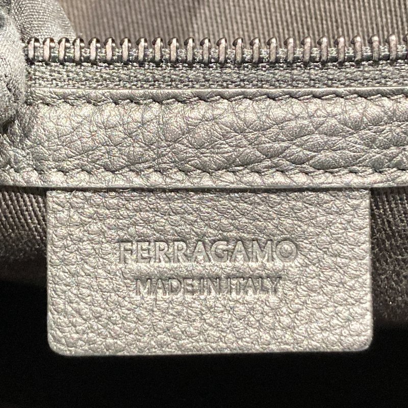 SALVATORE FERRAGAMO 菲拉格慕 牛皮 手提袋 側背 黑色-16
