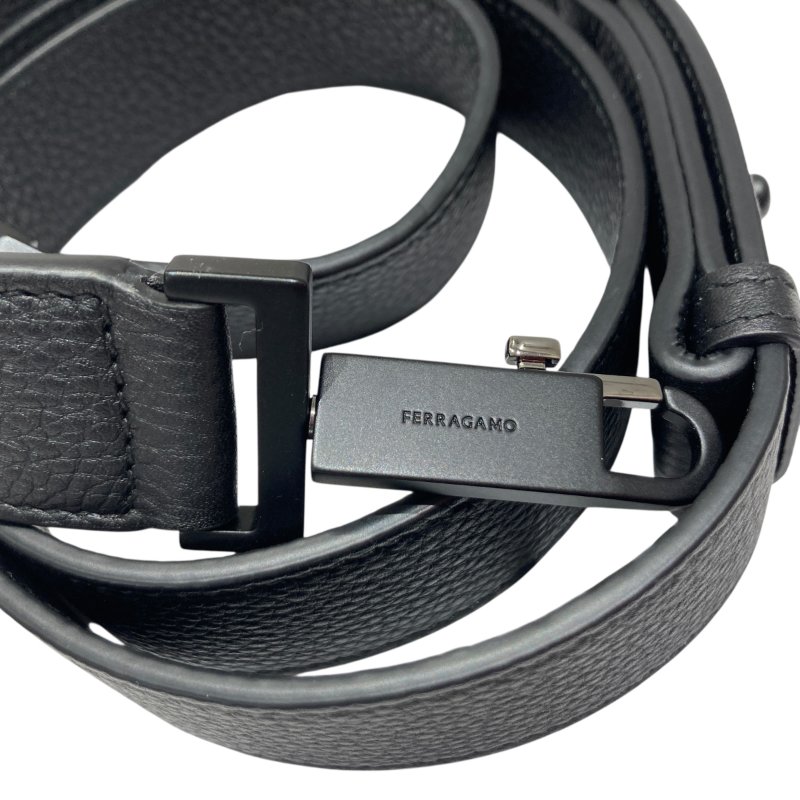 SALVATORE FERRAGAMO 菲拉格慕 牛皮 手提袋 側背 黑色-23