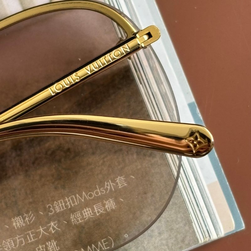 ::LOUIS VUITTON:: LV Z1020E Clockwise 漸變棕色Monogram鏡片 太陽眼鏡 飛行眼鏡 墨鏡-6