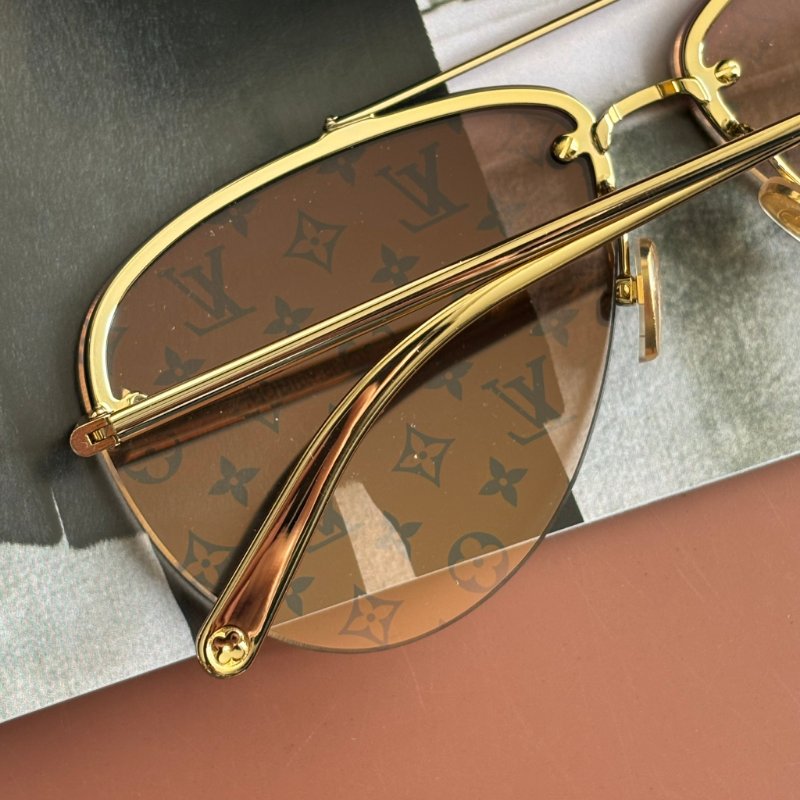 ::LOUIS VUITTON:: LV Z1020E Clockwise 漸變棕色Monogram鏡片 太陽眼鏡 飛行眼鏡 墨鏡-7