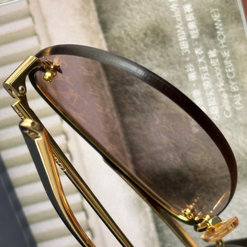 ::LOUIS VUITTON:: LV Z1020E Clockwise 漸變棕色Monogram鏡片 太陽眼鏡 飛行眼鏡 墨鏡-10