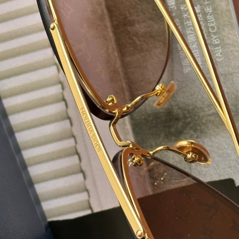 ::LOUIS VUITTON:: LV Z1020E Clockwise 漸變棕色Monogram鏡片 太陽眼鏡 飛行眼鏡 墨鏡-12