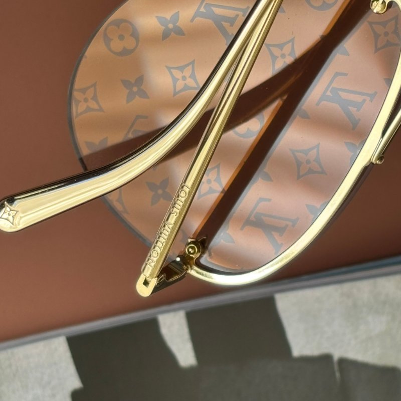 ::LOUIS VUITTON:: LV Z1020E Clockwise 漸變棕色Monogram鏡片 太陽眼鏡 飛行眼鏡 墨鏡-19