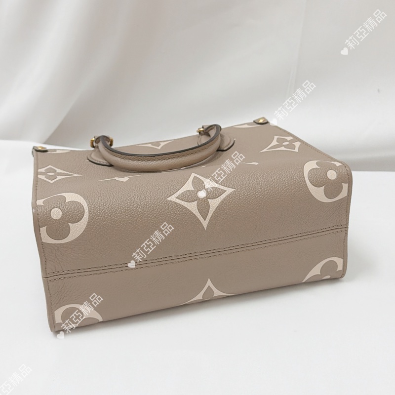 莉亞精品♡Lv On-The-Go pm大象灰 未使用美包-6