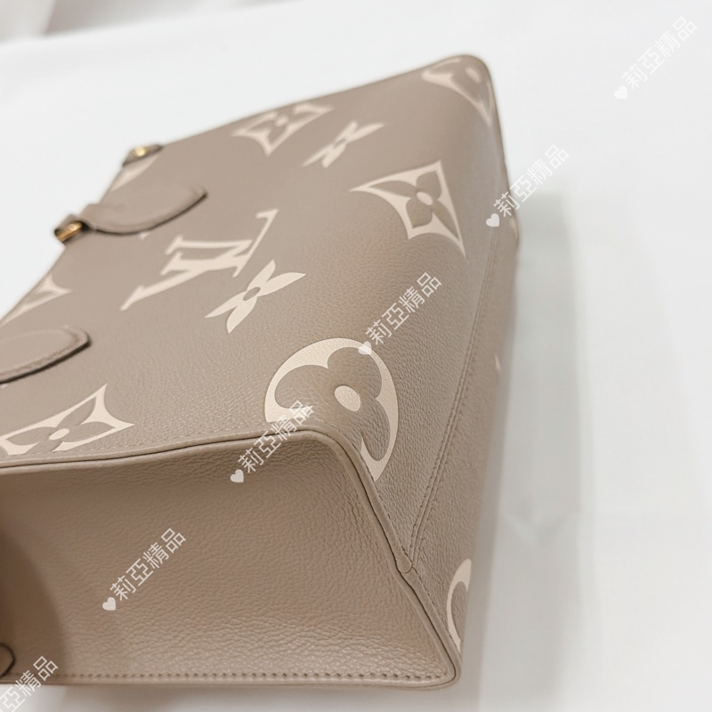 莉亞精品♡Lv On-The-Go pm大象灰 未使用美包-8