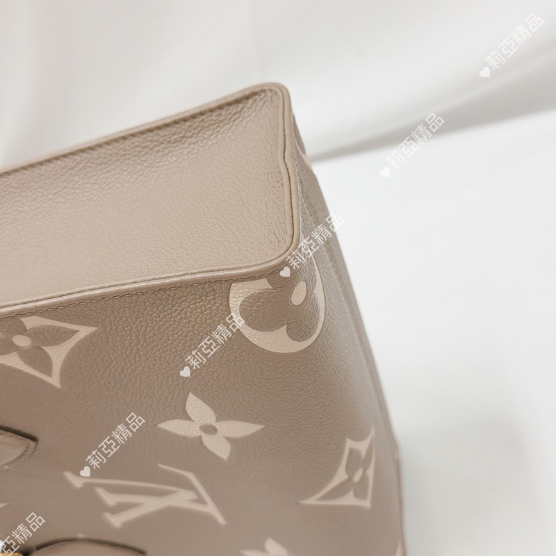 莉亞精品♡Lv On-The-Go pm大象灰 未使用美包-9