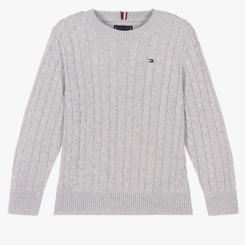 Tommy Hilfiger 湯米 麻花毛衣針織毛衣-0