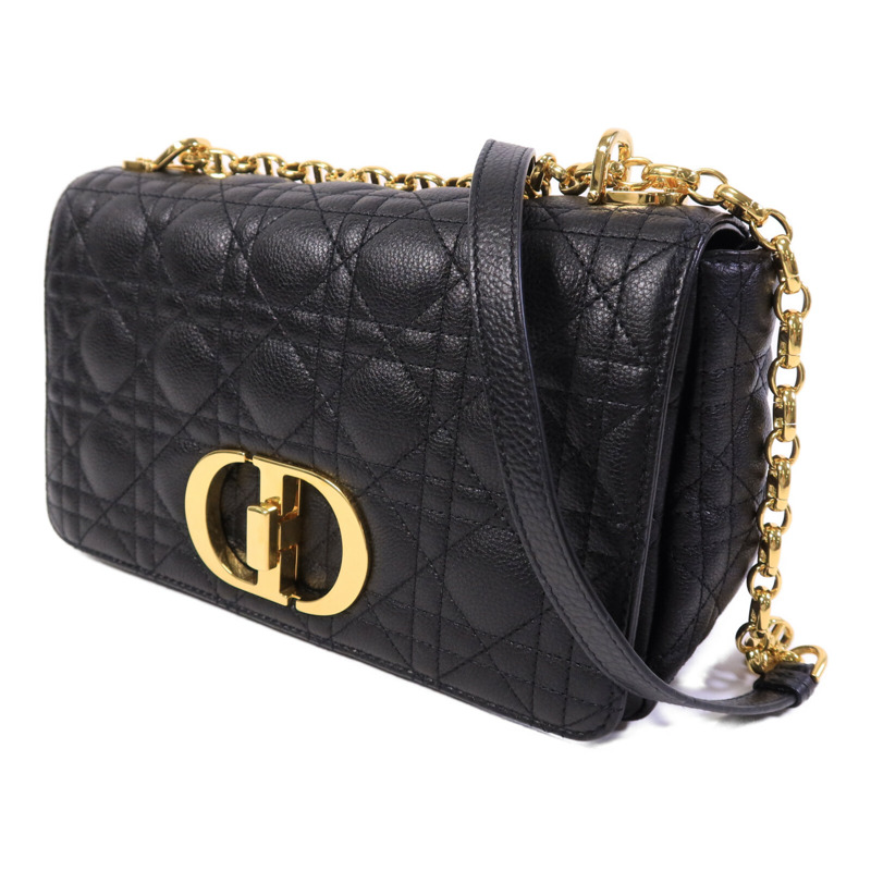 Dior 牛皮皮革Caro Medium鏈帶手挽肩背兩用袋-2