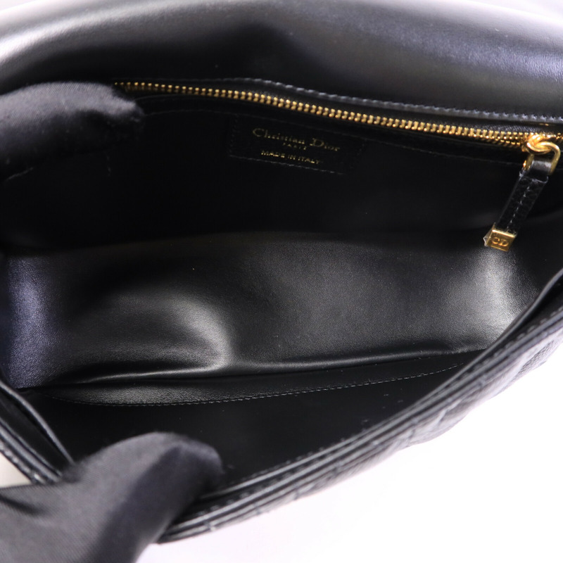 Dior 牛皮皮革Caro Medium鏈帶手挽肩背兩用袋-4