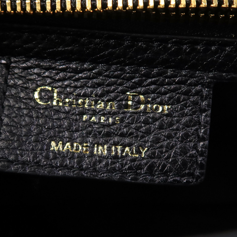 Dior 牛皮皮革Caro Medium鏈帶手挽肩背兩用袋-5