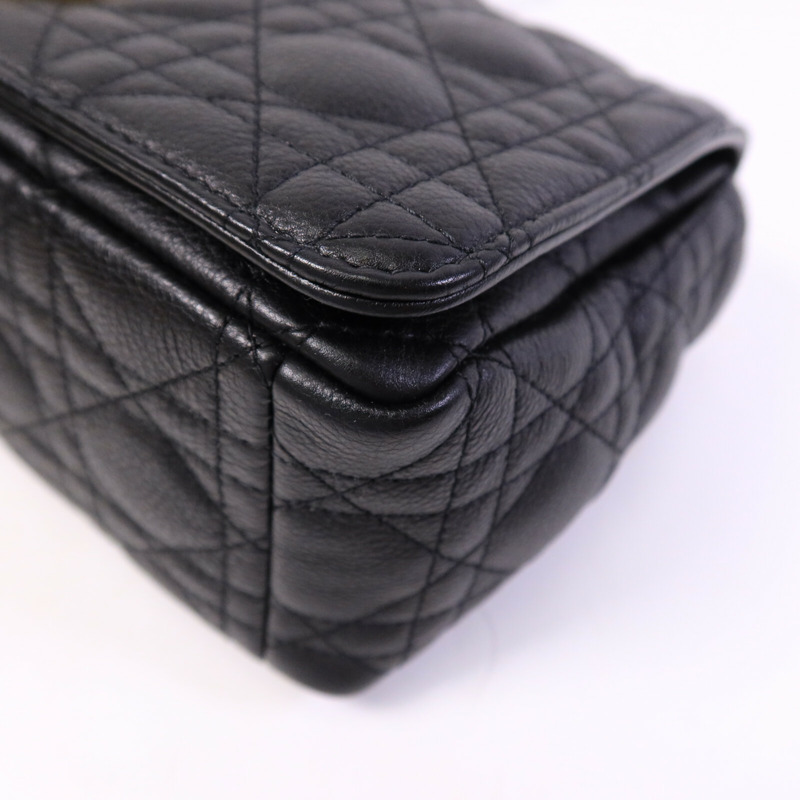 Dior 牛皮皮革Caro Medium鏈帶手挽肩背兩用袋-10