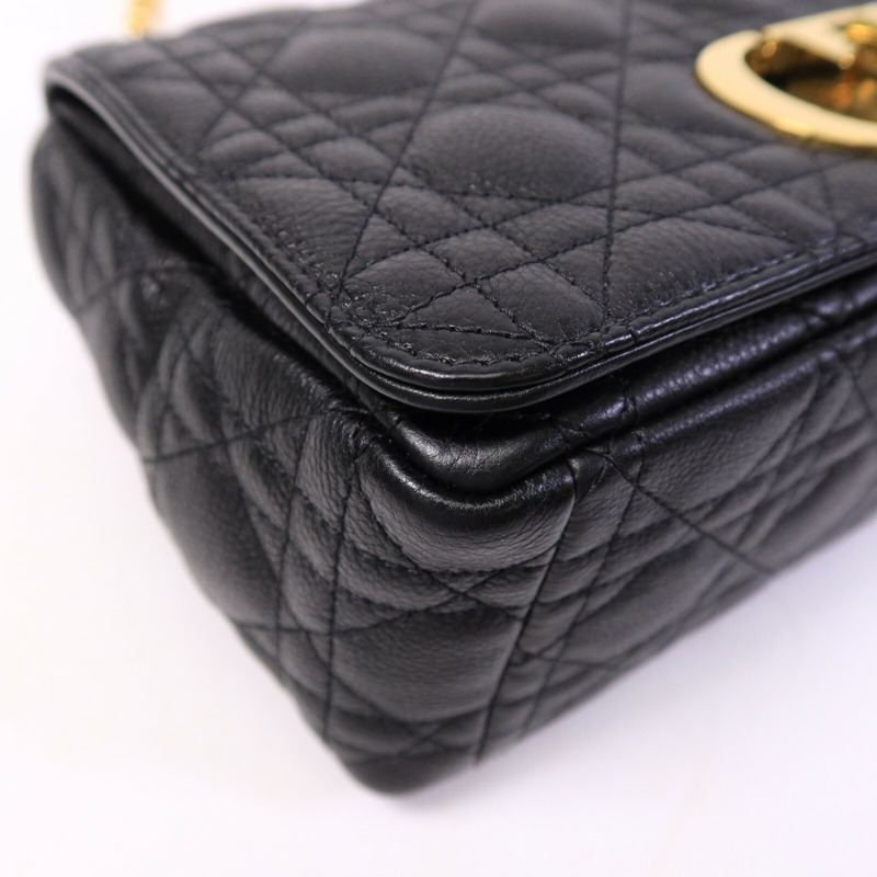 Dior 牛皮皮革Caro Medium鏈帶手挽肩背兩用袋-11