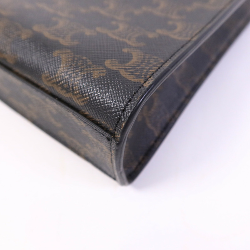 CELINE 皮革/塗層帆布Mini Vertical Cabas手挽肩背兩用袋-10