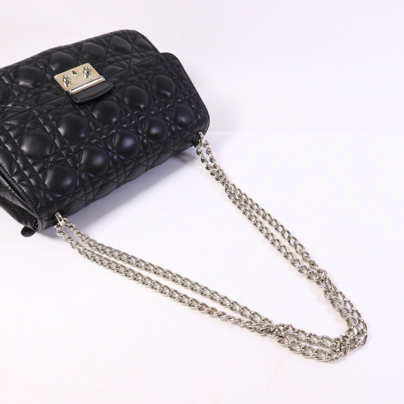 Dior 羊皮皮革Miss Dior鏈帶肩背袋-8