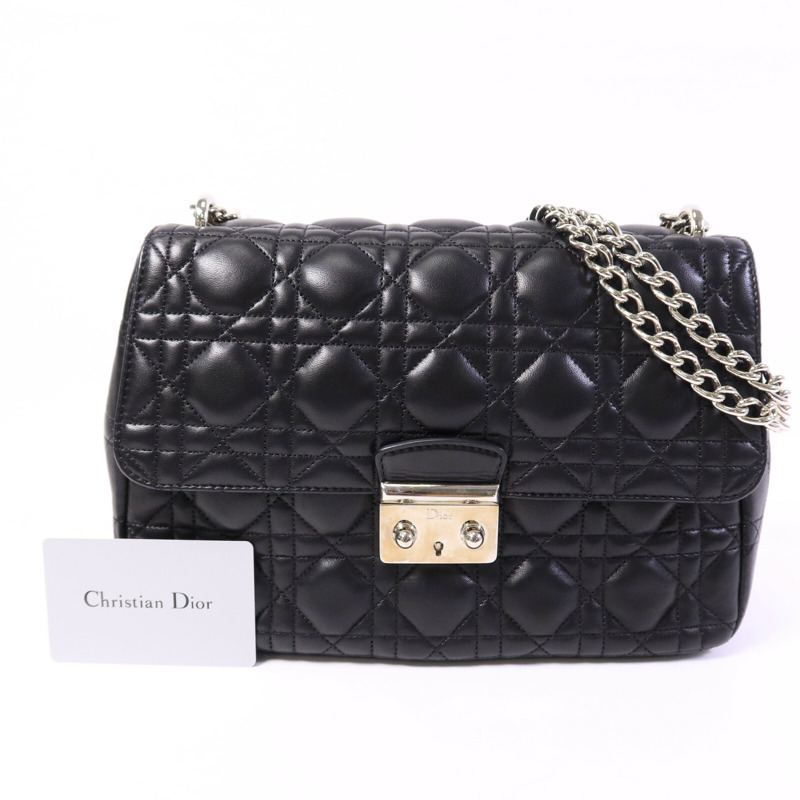 Dior 羊皮皮革Miss Dior鏈帶肩背袋-9