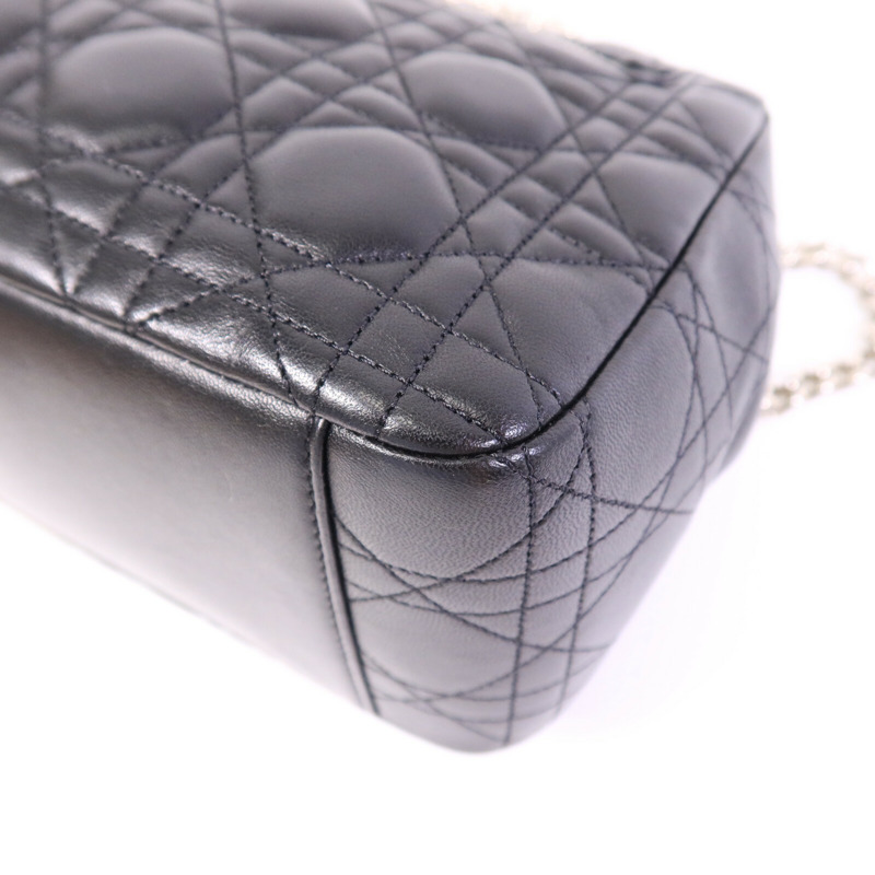 Dior 羊皮皮革Miss Dior鏈帶肩背袋-12