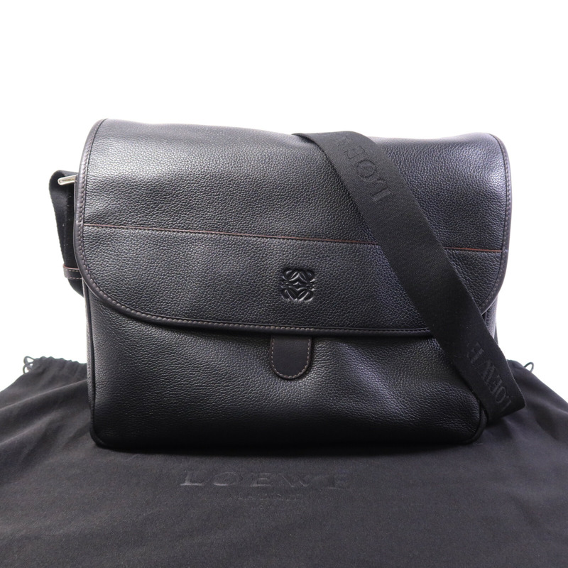 LOEWE 牛皮皮革Shoulder Bag肩背袋-9