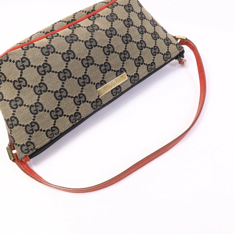 GUCCI 帆布Boat Bag肩背袋-8