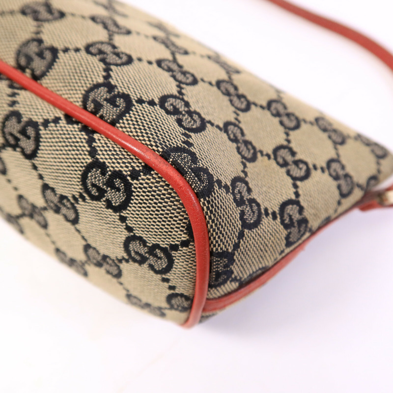 GUCCI 帆布Boat Bag肩背袋-9