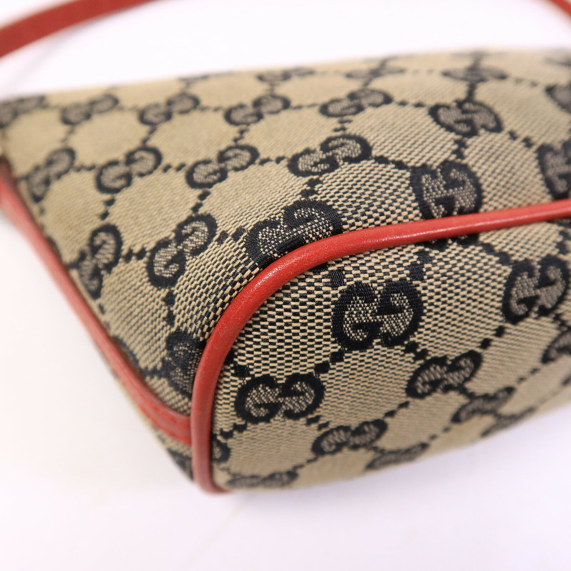 GUCCI 帆布Boat Bag肩背袋-10