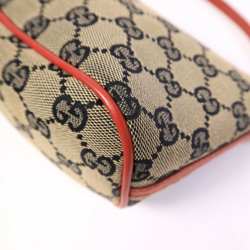 GUCCI 帆布Boat Bag肩背袋-11