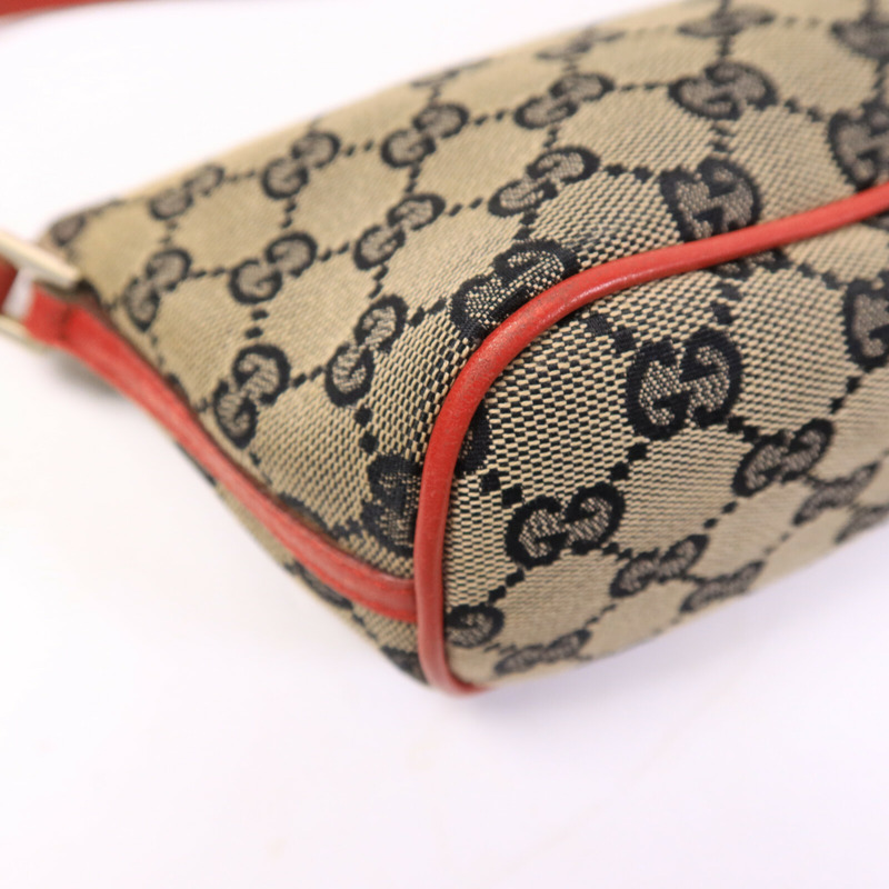 GUCCI 帆布Boat Bag肩背袋-12