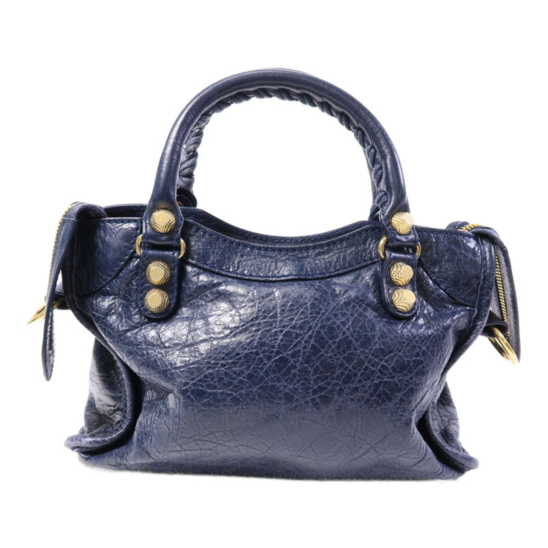 BALENCIAGA 牛皮皮革Mini City手挽肩背兩用袋-1