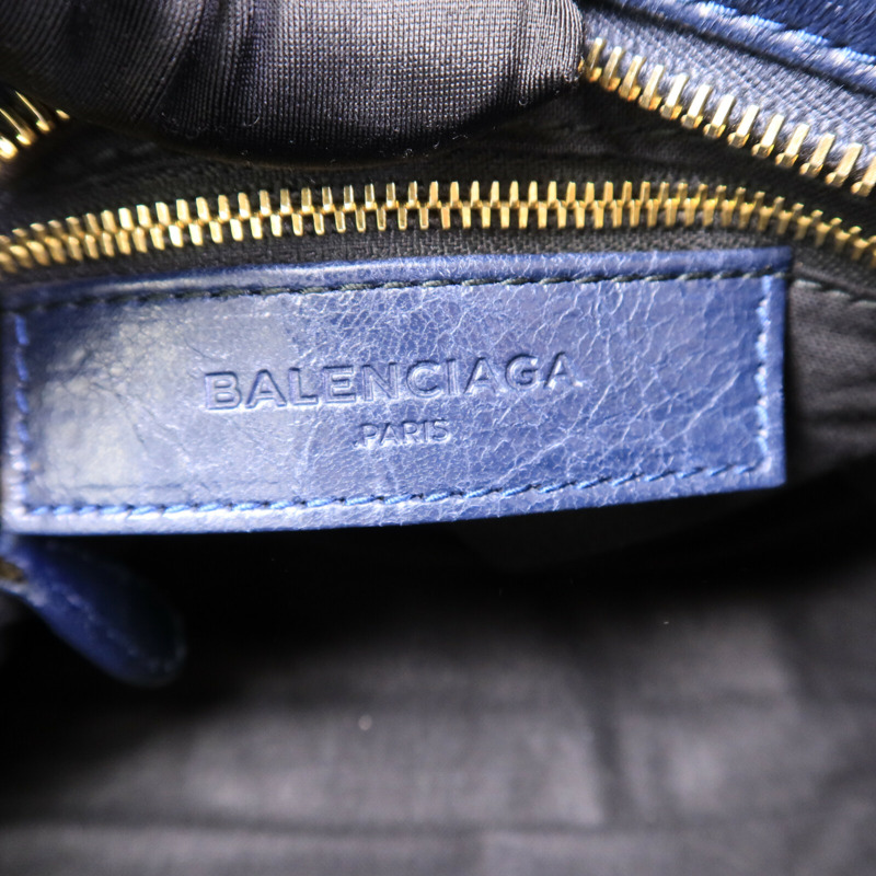 BALENCIAGA 牛皮皮革Mini City手挽肩背兩用袋-5