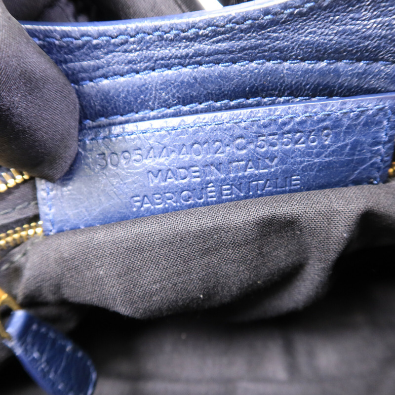 BALENCIAGA 牛皮皮革Mini City手挽肩背兩用袋-7