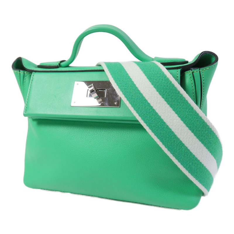 HERMES Togo/Swift皮革24/24 Mini手挽肩背兩用袋Veil Comic-2