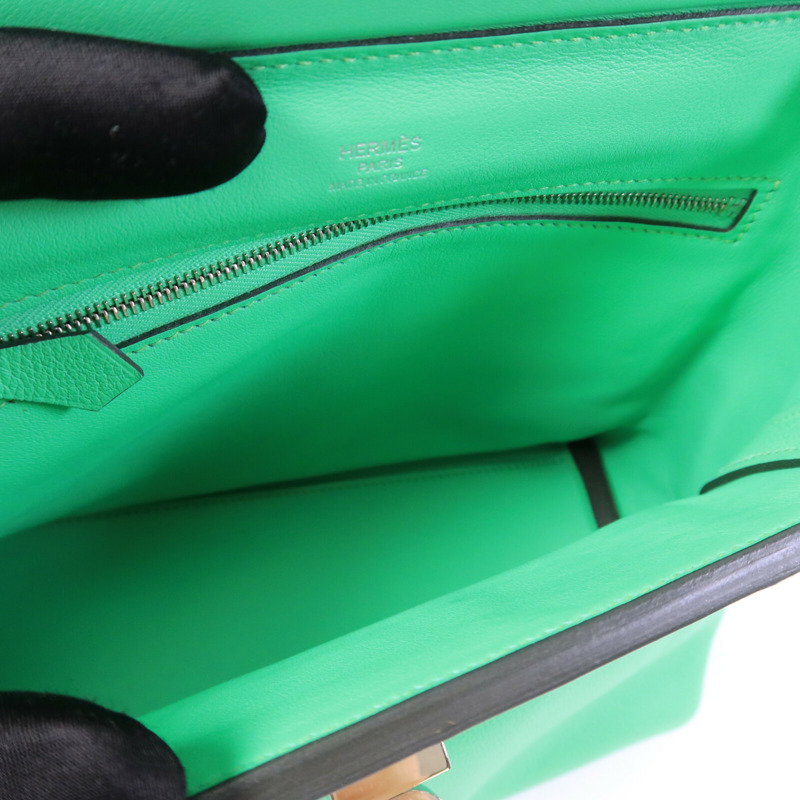 HERMES Togo/Swift皮革24/24 Mini手挽肩背兩用袋Veil Comic-4