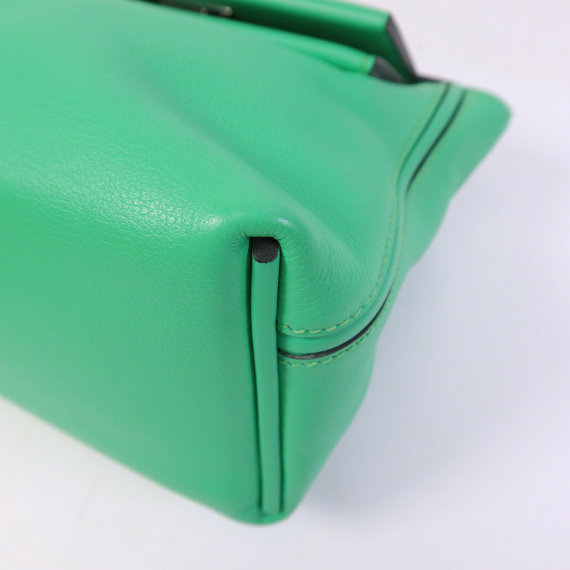 HERMES Togo/Swift皮革24/24 Mini手挽肩背兩用袋Veil Comic-10