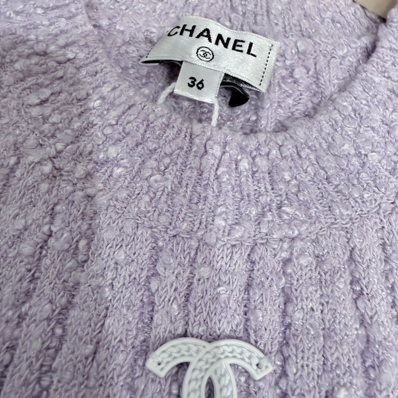 Chanel✨香芋紫色無袖背心💜 #36-3